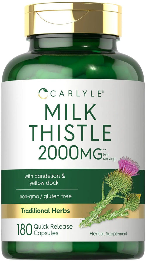 Carlyle Milk Thistle 2000mg with Dandelion & Yellow Dock